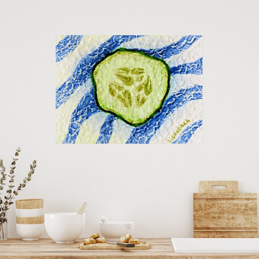 Een segment van de zomer poster (Keuken)