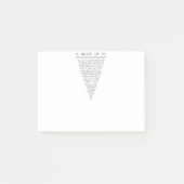 Een segment van i-presentatie post-it® notes (Voorkant)