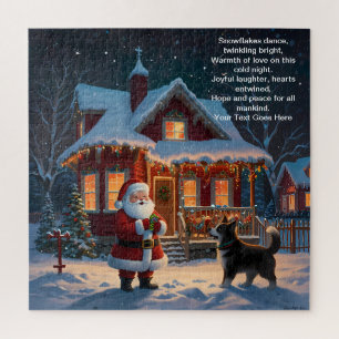 Een Seizoen van Vreugde en Kerstmagie Legpuzzel