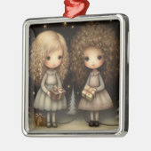 Een seizoen van vriendschap - een vriendschap metalen ornament (Links)