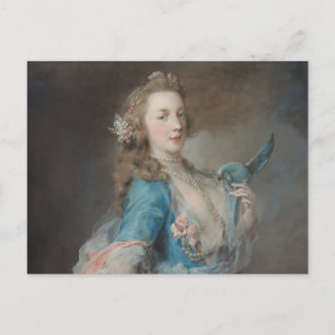 Een selfie met mijn papegaai briefkaart