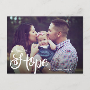 Een sensatie van Hope Family Foto Kerstmis Feestdagenkaart