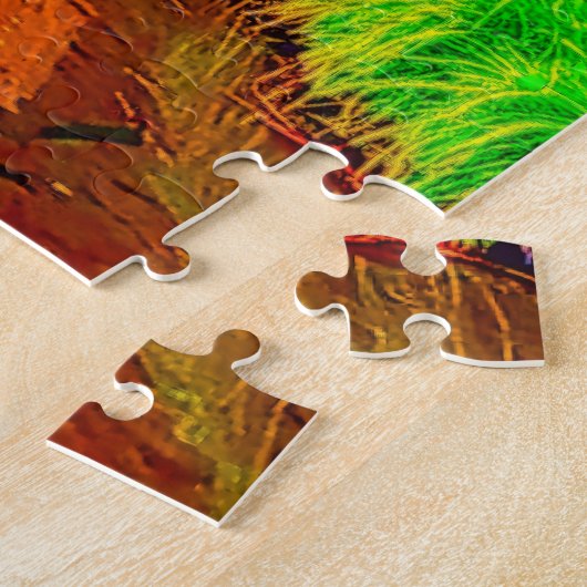 Een sereen landschap legpuzzel (Zijkant)