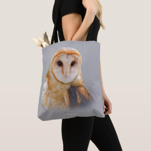 Een Serene en een mooie Barn Owl Draagtas
