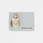 Een Serene en een mooie Barn Owl Post-it® Notes (Voorkant)