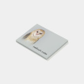 Een Serene en een mooie Barn Owl Post-it® Notes (Schuin)
