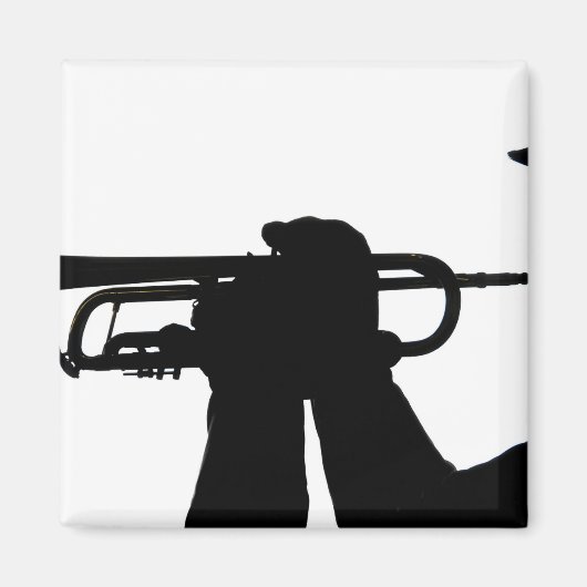 Een servicelid speelt een melodie magneet (Voorkant)