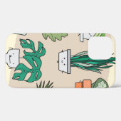 Een set schattige planten in potten. Kleurrijke bo Case-Mate iPhone Case (Achterkant (horizontaal))