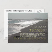 Een set voetafdrukken... Briefkaart (Voorkant / Achterkant)