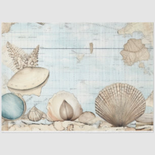 Een Shabby Chic Nautical Series Design 1 Tissuepapier