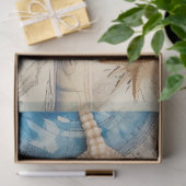 Een Shabby Chic Nautical Series Design 2 Tissuepapier (Geschenk)