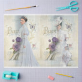 Een Shabby Chic Parisian Woman Series Design 23 Tissuepapier (Craft)