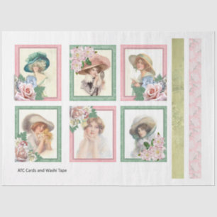 Een Shabby Chic-serie ontwerp 26 Tissuepapier