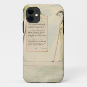 Een Shepherd die de Epitaph leest, van Elegy iPhone 11 Hoesje