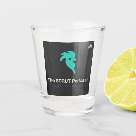 Een shot van de strut glas (Voorkant)