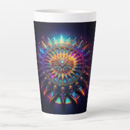 Een Sierpinski Gasket Fractal Latte Mok