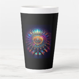Een Sierpinski Gasket Fractal Latte Mok