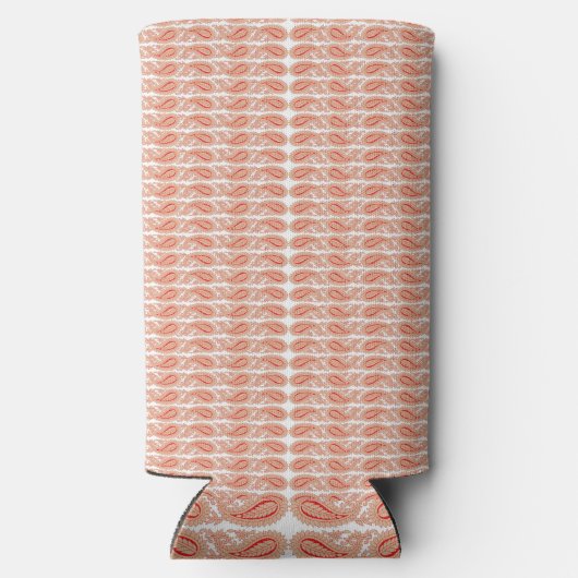 Een sinaasappel en wit patroon op een witte achter (Achterkant)