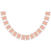 Een sinaasappel en wit patroon op een witte achter vlaggetjes (Alle)