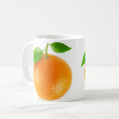 Eén sinaasappel koffiemok (Voorkant links)