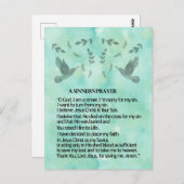 Een Sinnersgebed Briefkaart (Voorkant / Achterkant)