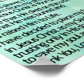 Een Sinnersgebed Poster (Hoek)