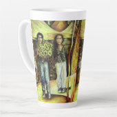 Een Sixtijnse Chape I fase van een ChaIenge Latte Mok (Linkerhoek)