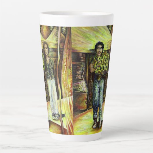 Een Sixtijnse Chape I fase van een ChaIenge Latte Mok (Voorkant)