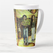 Een Sixtijnse Chape I fase van een ChaIenge Latte Mok (Rechterhoek)