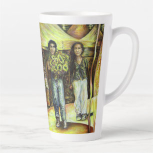 Een Sixtijnse Chape I fase van een ChaIenge Latte Mok
