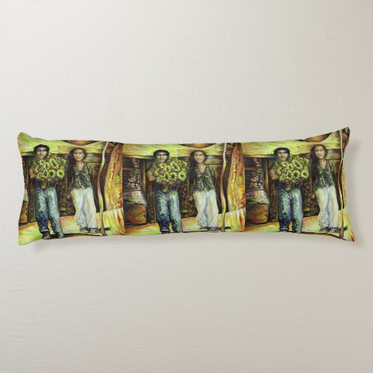 Een Sixtijnse Chape I fase van een ChaIenge Lichaamskussen (Achterkant)