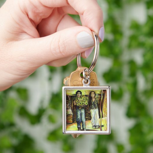 Een Sixtijnse Chape I fase van een ChaIenge Sleutelhanger (Hand)