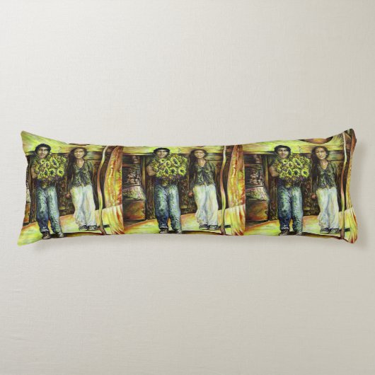 Een Sixtijnse Kapelfase van een Uitdaging Lichaamskussen (Voorkant)