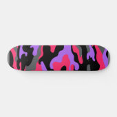 Een skateboard met een levendig design erop. (Horizontaal)