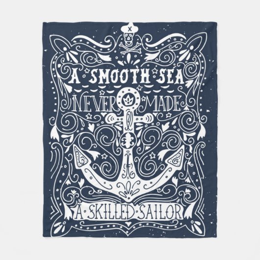 Een Skill Sailor Fleece Deken (Voorkant)