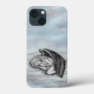 Een slaapengel op hemelwolken iPhone 13 mini hoesje