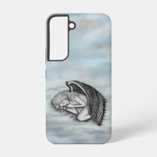 Een slaapengel op hemelwolken samsung galaxy hoesje