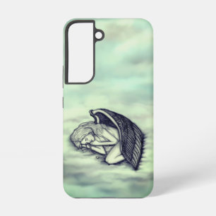 Een slaapengel op hemelwolken samsung galaxy hoesje