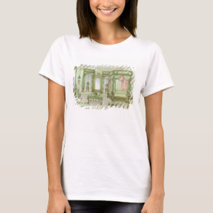Een slaapkamer in Henri II-stijl (kleurenlitho) T-shirt