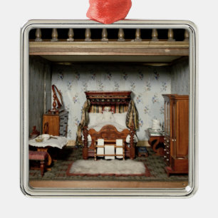 Een slaapkamer in 'Mrs Bryant's Pleasure', c.1860 Metalen Ornament
