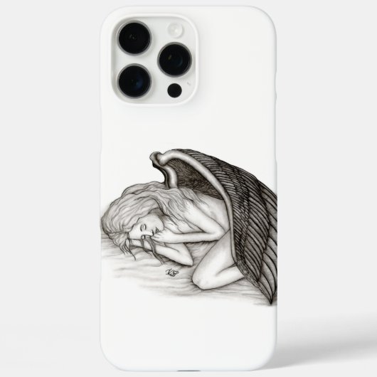 Een slaappgel, zwart en wit Case-Mate iPhone case (Achterkant)