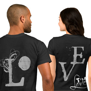 Een slam dunk voor de liefde! Overeenkomende paren T-shirt
