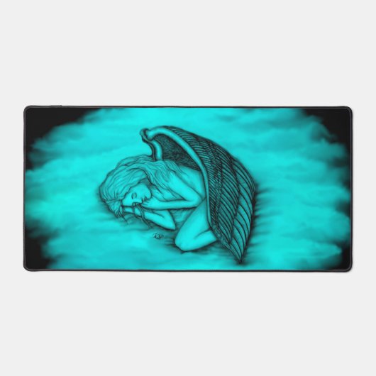 Een slapende engel bureaumat (Voorkant)