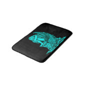 Een slapende engel op de steen badmat (Gekanteld)