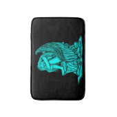 Een slapende engel op de steen badmat (Voorkant Verticaal)