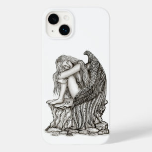 Een slapende engel op de steen Case-Mate iPhone 14 plus hoesje
