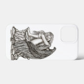 Een slapende engel op de Stone Case-Mate iPhone Case (Achterkant (horizontaal))