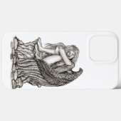 Een slapende engel op de Stone Case-Mate iPhone Case (Achterkant (horizontaal))