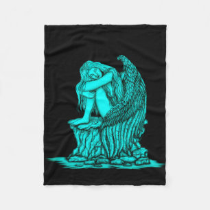 Een slapende engel op de Stone Fleece Deken