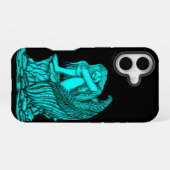 Een slapende engel op de Stone iPhone 16 Hoesje (Achterkant horizontaal)